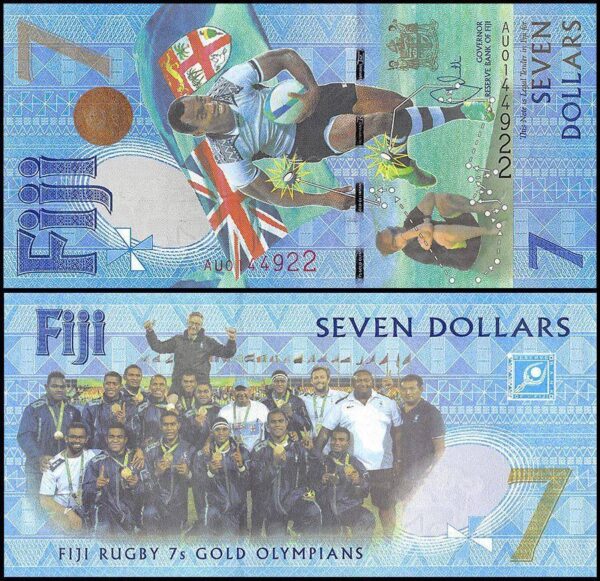 7 Dollars Fiji - Commemorative Issue